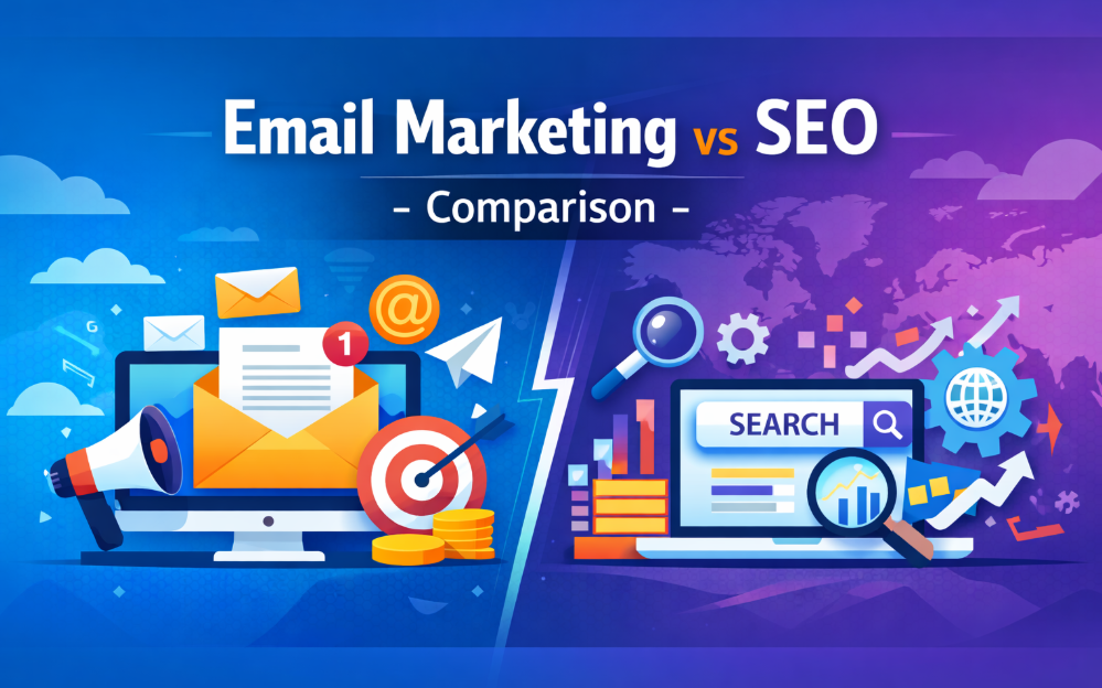 Email Marketing vs SEO – A Complete Comparison Guide