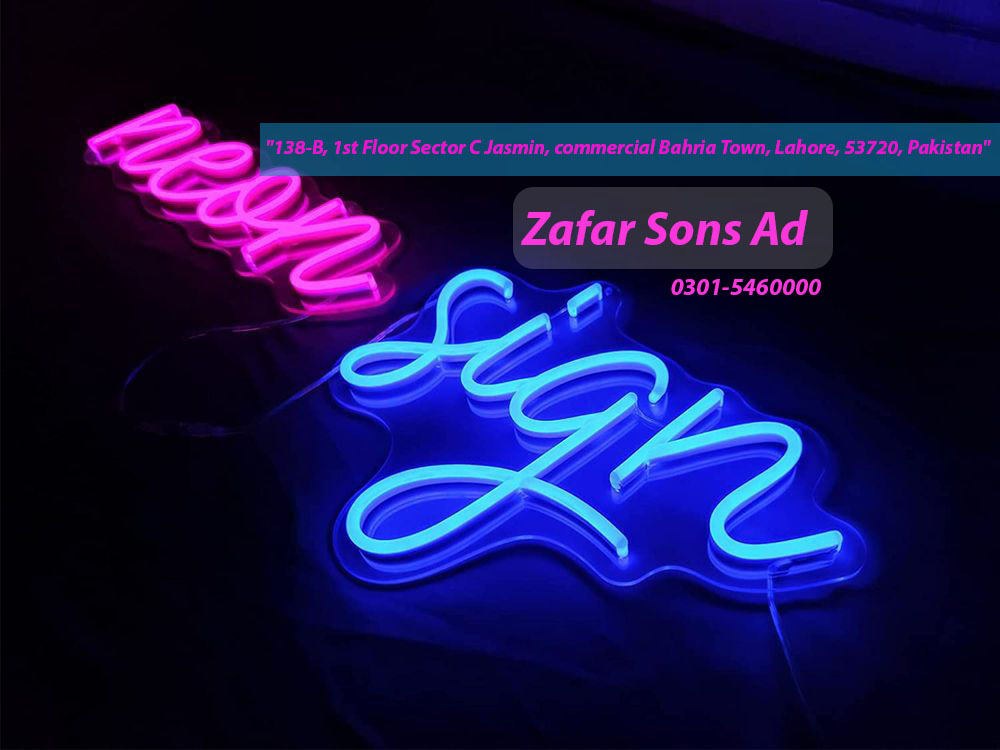 Why Businesses Choose Trusted Neon Sign Boards in Lahore