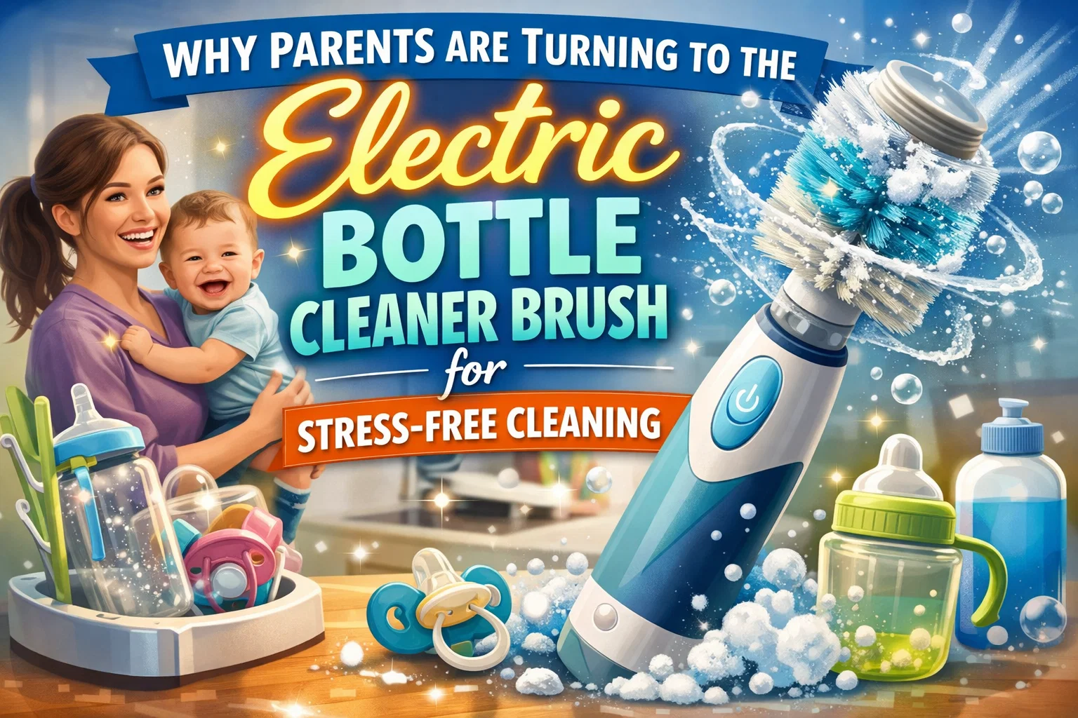 Why Parents Are Turning to the Electric Bottle Cleaner Brush for Stress-Free Cleaning