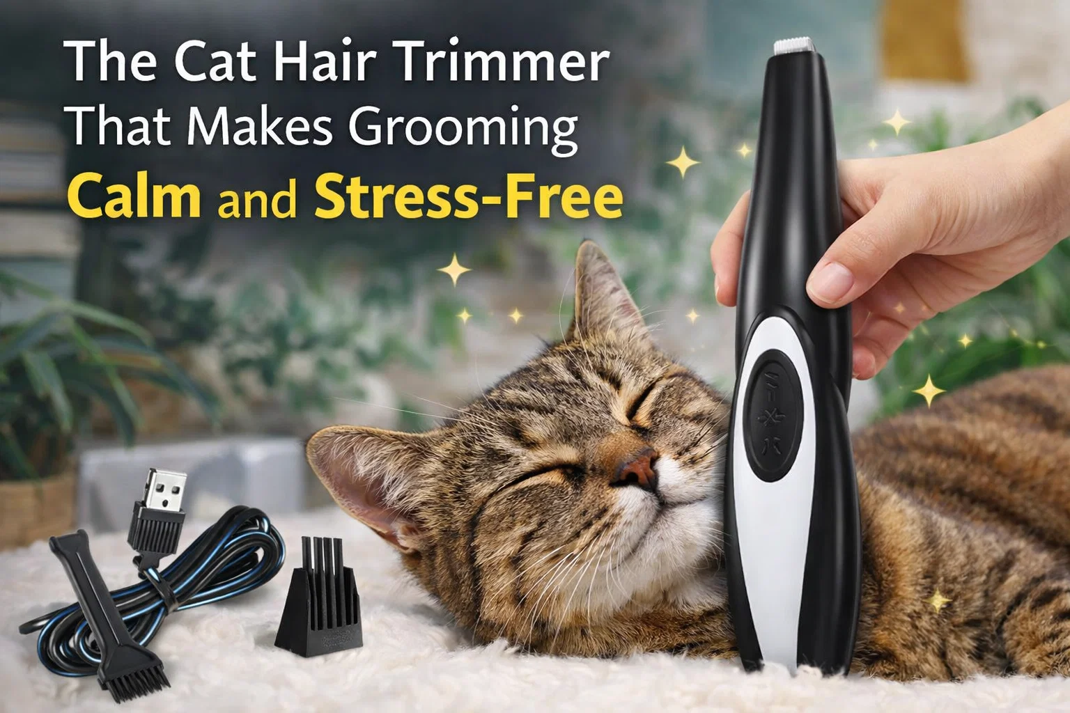 The Cat Hair Trimmer That Makes Grooming Calm and Stress-Free