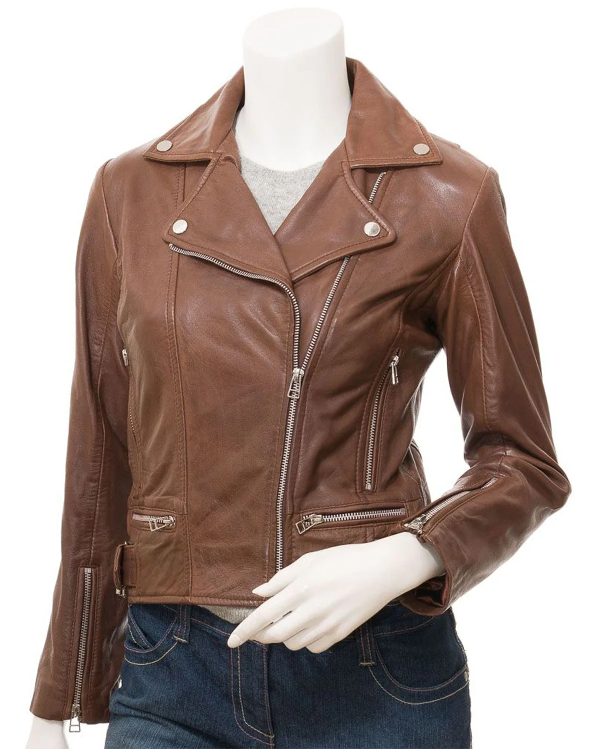 Luxury Leather Jackets | Brown & Black Slim Fit – Elite Jacket